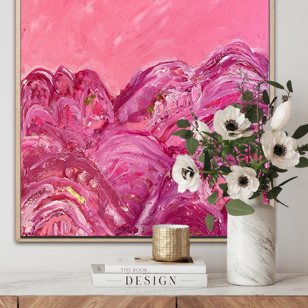Magenta Rush - Framed